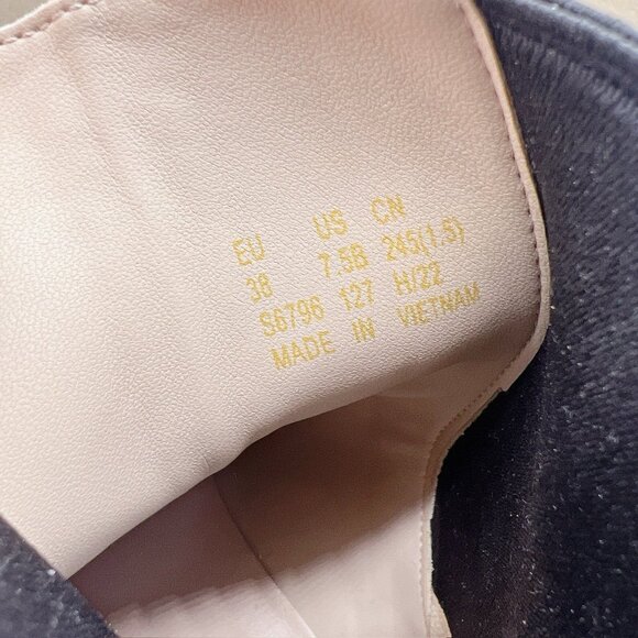 STUART WEITZMAN Dylan Leather Chelsea Boots Bootie White US 7.5 EU 38 - Picture 10 of 13